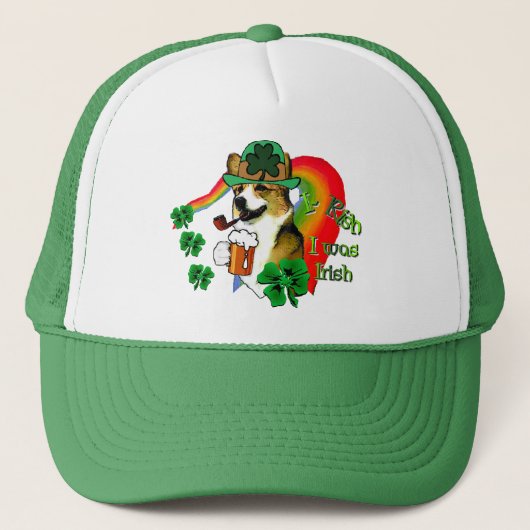 ウェルシュコーギーSt patricks day キャップ (正面)