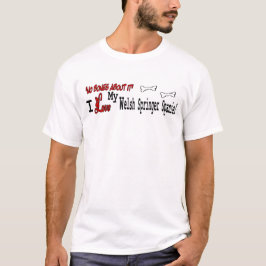 ウェルシュスプリンガースパニエル犬ギフト Tシャツ