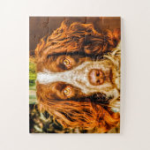 ウェルシュスプリンガーファーファミリーペット ジグソーパズル (縦)