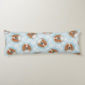 ウェルシュスプリンガー絵を描スパニエル犬オリジナルドッグアート ボディピロー (裏面)