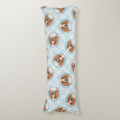 ウェルシュスプリンガー絵を描スパニエル犬オリジナルドッグアート ボディピロー (正面縦)