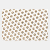 ウェルシュスプリンガー絵を描スパニエル犬オリジナルドッグアート ラッピングペーパーシート (正面2)