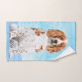 ウェルシュスプリンガー絵画スパニエル犬ズ – オリジナルドッグアート バスタオルセット (ハンドタオル)