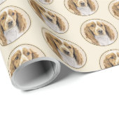 ウェルシュスプリンガー絵画スパニエル犬ズ – オリジナルドッグアート ラッピングペーパー (ロールコーナー)