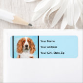 ウェルシュスプリンガー絵画スパニエル犬ズ – オリジナルドッグアート ラベル (インサイチュ)