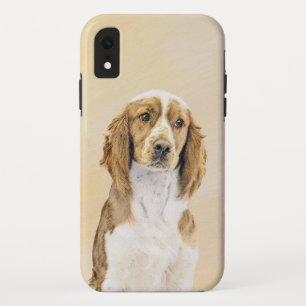ウェルシュスプリンガー絵画スパニエル犬ズ – オリジナルドッグアート iPhone XRケース