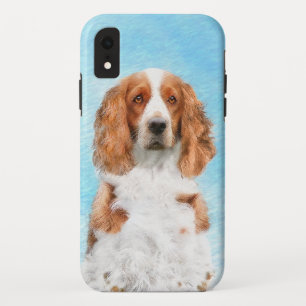 ウェルシュスプリンガー絵画スパニエル犬ズ – オリジナルドッグアート iPhone XRケース