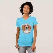 ウェルシュスプリンガー絵画スパニエル犬ズ – オリジナルドッグアート Tシャツ (正面フル)