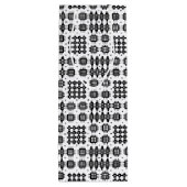 ウェルシュタペストリーパターン白黒ワイン抱き枕 ワインギフトバッグ (裏面)