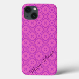 ウェルシュタペストリーパターン、ピンクのiPhone 6 Xtreme Case iPhone 13ケース