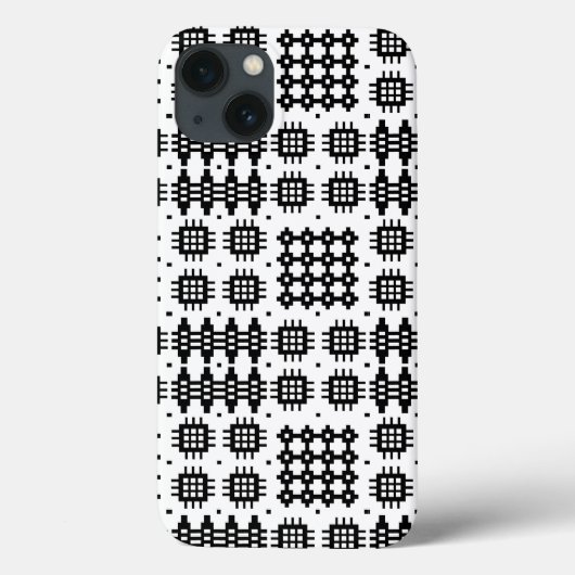 ウェルシュタペストリーブラック、ホワイトiPhone 6 Xtreme Case Case-Mate iPhoneケース (裏面)
