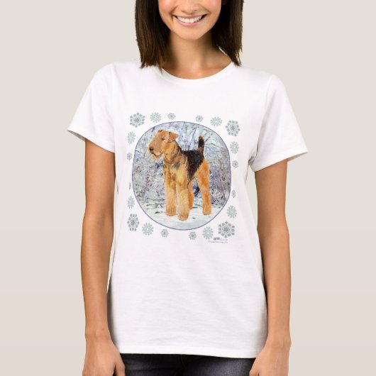 ウェルシュテリアの雪の結晶 Tシャツ (正面)