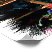 ウェルシュテリアアートプリント ポスター (角)