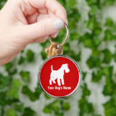 ウェルシュテリアウェルシュ・テリア キーホルダー (手)