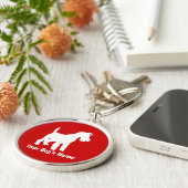 ウェルシュテリアウェルシュ・テリア キーホルダー (側面)