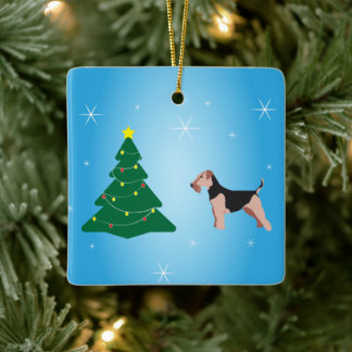 ウェルシュテリアクリスマスオーナメント セラミックオーナメント