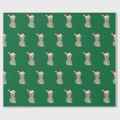 ウェルシュテリアクリスマスラッピング紙 ラッピングペーパー (フラット)