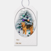 ウェルシュテリアクリスマス ギフトタグ (正面)
