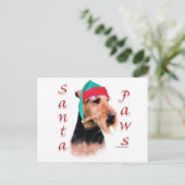 ウェルシュテリアサンタポーズ シーズンポストカード (スタンド正面)
