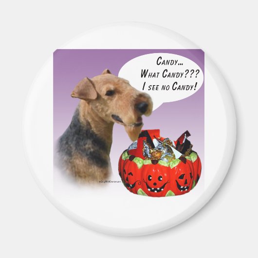 ウェルシュテリアハロウィーンキャンディ マグネット (正面)