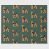 ウェルシュテリアラッピング紙 ラッピングペーパー (フラット)