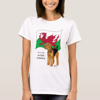ウェルシュテリア愛国ウェールズ Tシャツ