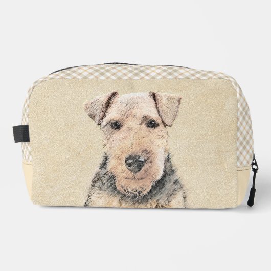 ウェルシュテリア絵を描ーのWTかわいいオリジナルドッグアート ドップキット (正面)