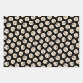 ウェルシュテリア絵を描ーのWTかわいいオリジナルドッグアート ラッピングペーパーシート (正面3)