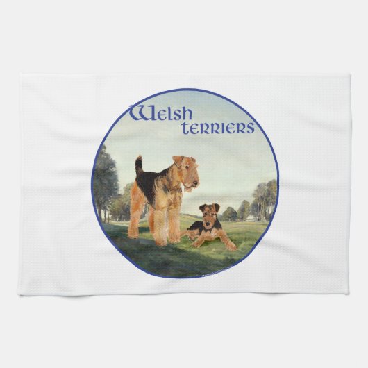 ウェルシュテリア キッチンタオル (横)