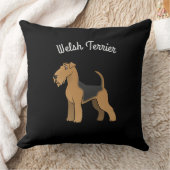 ウェルシュテリア クッション (ブランケット)