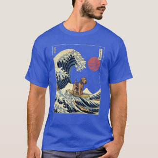 ウェルシュテリア 神奈川 日本 サーフィン 波 Tシャツ