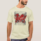 ウェルシュドラゴンメンズダークシャツ Tシャツ (正面)