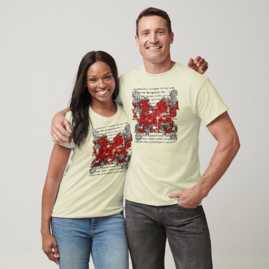 ウェルシュドラゴンメンズダークシャツ Tシャツ (ユニセックス)