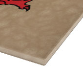 ウェルシュドラゴン名前をカスタムする&モノグラム カッティングボード (角)