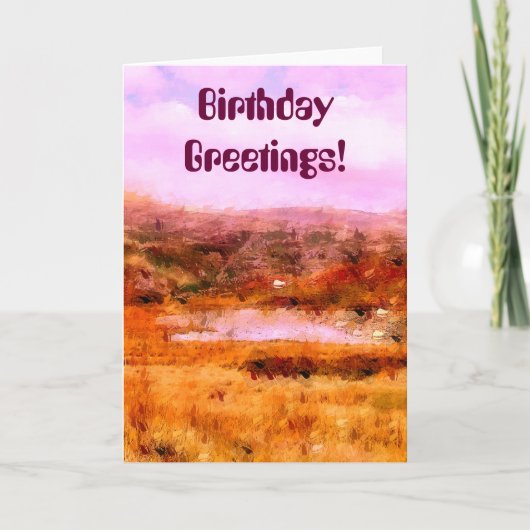 ウェルシュマウンテンカントリー英国 カード (正面)