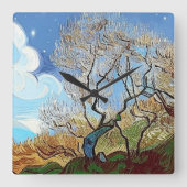 ウェルシュマウンテンツリー スクエア壁時計 (正面)