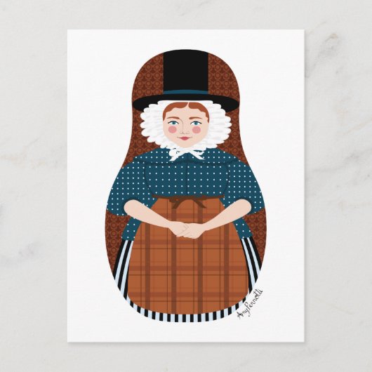ウェルシュマトリョーシカ葉書 ポストカード (正面)