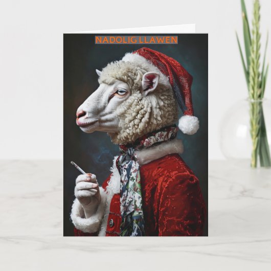 ウェルシュメリークリスマスカード カード (正面)