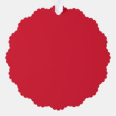 ウェルシュメリークリスマスシンプルクリスマスセルティックナドリグローエン オーナメントカード (裏面)