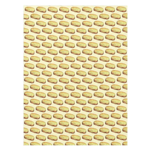 ウェルシュラレビットチーズトーストブリティッシュフードウェールズUK テーブルクロス (正面)