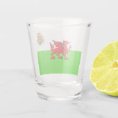 ウェルシュ旗 ショットグラス (裏面)