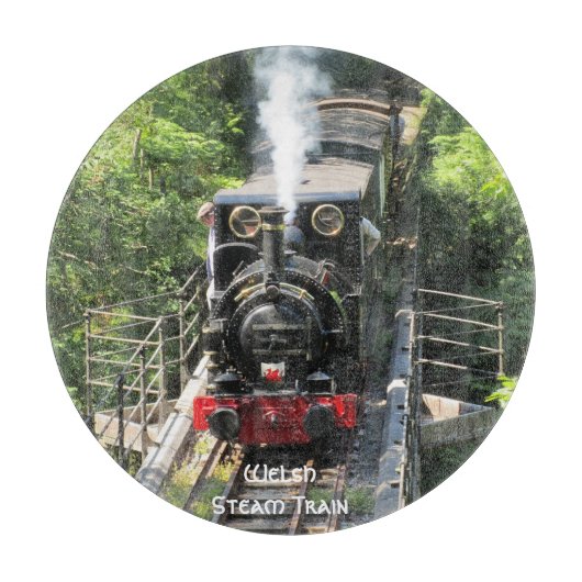 ウェルシュ蒸気列車。 カッティングボード (正面)