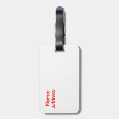 ウェルシュ蒸気列車。 ラゲッジタグ (裏面縦)