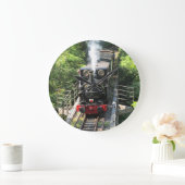 ウェルシュ蒸気列車。 ラージ壁時計 (ホーム)