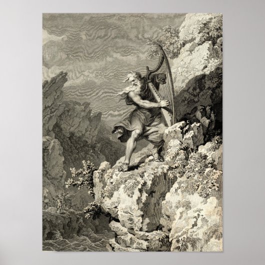 ウェルシュ遊・ドルイドの竪琴 ポスター (正面)