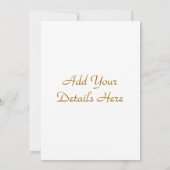 ウェルシュ・キャッスルの招待 (裏面)