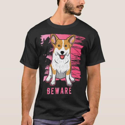 ウェルシュ・コーギー メンズ・レディース Tシャツ (正面)