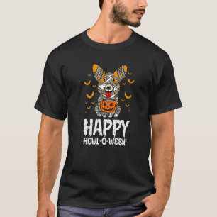 ウェルシュ・コーギー 魔法使い ハッピー ハウル ハロウィン 犬 Tシャツ