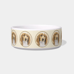 ウェルシュ・スプリンガー・スパニエルの絵画 - オリジナル・ドッグ・アート ボウル