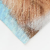 ウェルシュ·スプリンガー·スパニエル犬絵画ズ-オリジナル·ドッグ·アート フリースブランケット (角)